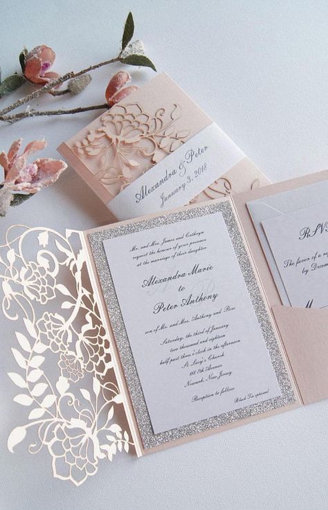 30 Wedding card ideas on the important wedding day of the girls, you need to choose the most beautiful and attractive card.